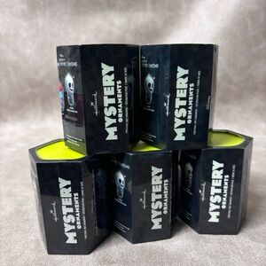 Lot (5) Hallmark Disney Tim Burton's The Nightmare before XMAS Mystery Ornaments